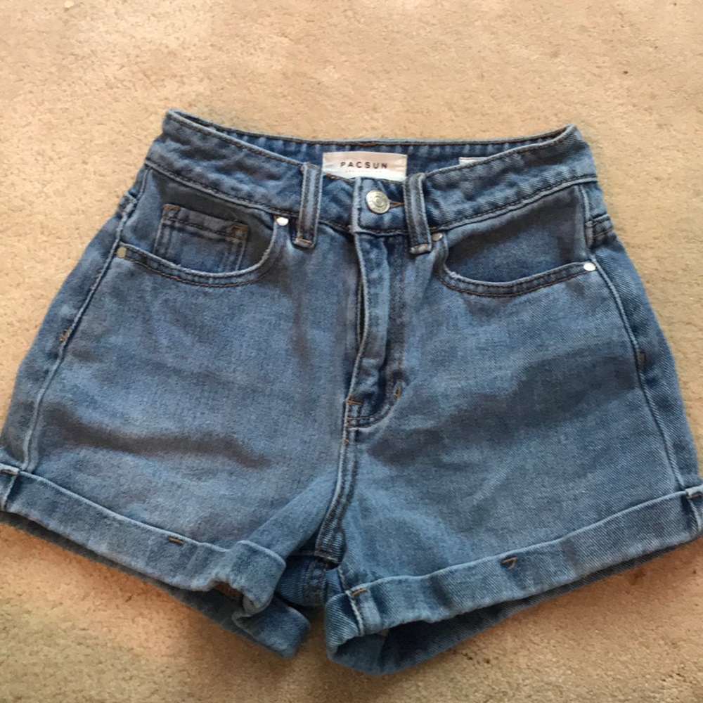 Pacsun high rise jean shorts